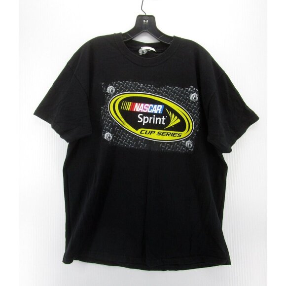 VINTAGE NASCAR Shirt XL Sprint Cup Series Racing Pullover Double Sided - Picture 1 of 11